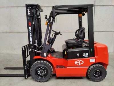 EP EFL252, elektrische 2.5 ton heftruck, lithium batterij onderhoudsvrij